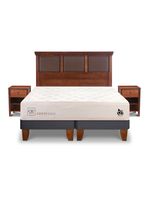 Cama Europea Cocopedic King + Set Muebles New Torino