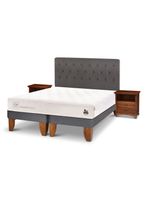Cama Europea King Cocopedic Base Dividida + Set Café