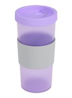 Vaso Mug para Café 500 ml Lavanda Translúcido