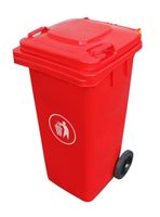 Basurero 120 lt Rojo Talbot