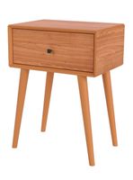 Velador Tw49 1 Cajón Castaño