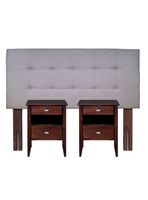 Set Muebles Aragón Capitoné 2 Plazas