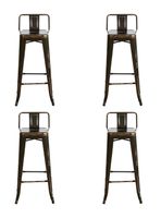 Pack de 4 Sillas High Vintage Café