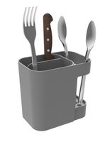 Organizador Soprano de Lavaplatos y Porta Cubiertos Gris