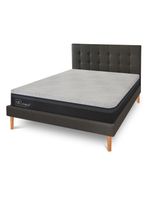 Cama Europea Hybrid Plus Infinity King con Respaldo