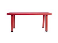 Mesa Rectangular Rojo