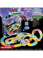 Pista Autos 2 En 1 Glow In The Dark