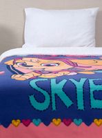 Frazada Polar Sherpa Paw Patrol Skye 1.5 Plazas