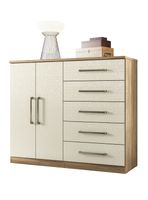 Cómoda Málaga 2 Puerta 5 Cajones Jatoba Arena