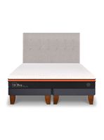 Cama Europea Bee Comfort 2 Plazas Base Dividida + Respaldo Tigris