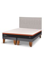 Cama Europea Bee Comfort King + Respaldo Tigris