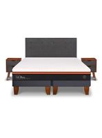 Cama Europea Bee Comfort King + Set Muebles Eufrates