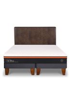 Cama Europea Bee Comfort King + Respaldo Baker