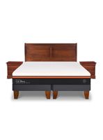 Cama Europea Bee Comfort King + Set Muebles Miro