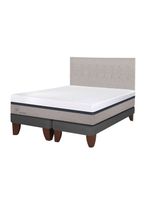 Cama Europea Balance King + Respaldo Tigris