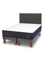 Cama Europea Super Premium King + Respaldo Eufrates