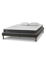 Cama Europea Curve New Ortopedic 2 Plazas Almohada