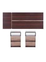 Set 2 Veladores + 1 Respaldo King Enio