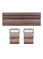 Set 2 Veladores + 1 Respaldo King Ares