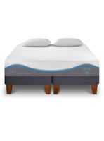 Cama Europea Alaska 2 Plazas Base Dividida Almohada