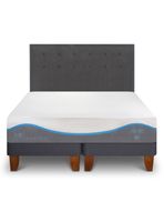 Cama Europea Alaska King + Set Muebles Tigris