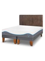 Cama Europea Alaska King + Respaldo Baker