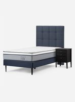 Cama Europea Indie 1 Plaza + Set de Muebles Issey