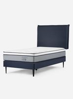 Cama Europea Indie 1 Plaza + Respaldo Maurice