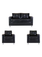 Juego Living George PU 2C + Sillones