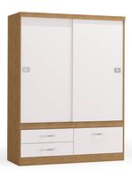 Clóset Emilia 2 Puertas 3 Cajones