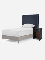 Respaldo 1.5 Plazas + Velador Maurice