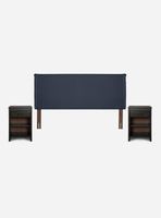 Set Muebles Respaldo King + 2 Veladores Maurice