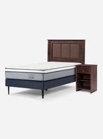 Cama Europea Indie 1.5 Plazas + Set de Muebles Rachel