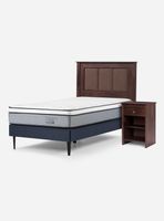 Cama Europea Indie 1 Plaza + Set Muebles Rachel