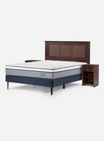 Cama Europea Indie 2 Plazas + Set Muebles Rachel