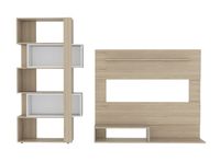 Combo TuHome Panel TV 55"" + Biblioteca Cubo TuHome