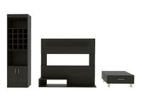 Panel TV 55"" + Bar Cava + Mesa Centro TuHome