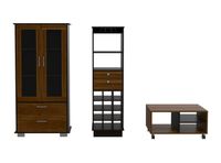 Bar + Vitrina + Mesa Centro Classic TuHome