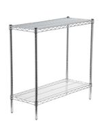 Estante Acero Cromado 36 x 91 x 84 cm 2 Repisas