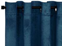 Set Cortinas Velvet Illusions 140 x 220 cm Azul Idetex