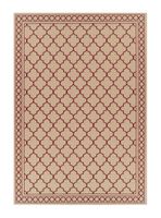 Alfombra Sisal 200x285 cm Red