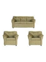 Juego de Living América Felpa Sofá 3C+ Sillones 1C