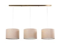 Lámpara Diseño 3 Colgante 1L Triple Cobre