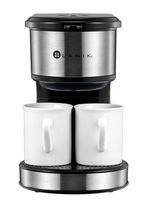 Cafetera de Filtro de 2 Tazas Negro e Inox