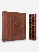 Set Muebles Dormitorio Clóset Trancura + Librero Sucre