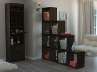 Combo Living Beijing Bar Kava + Biblioteca Escalera Wengué