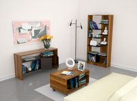 Combo de Living Classic Biblioteca + Arrimo + Mesa de Centro