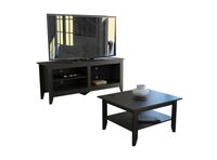 Combo Living Essential Wengué Rack TV 50'' + Mesa de Centro Attimo
