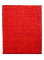 Alfombra Shaggy Lisa 150 x 200 cm Rojo Valencia