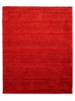 Alfombra Shaggy Lisa 133 x 180 cm Rojo Valencia